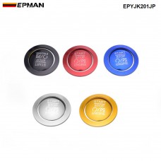 EPMAN Car Interior Engine Ignition Start Stop Push Button Switch Button Ring Cover Trim Sticker Car Interior For Jeep Liberty Compass EPYJK201JP 